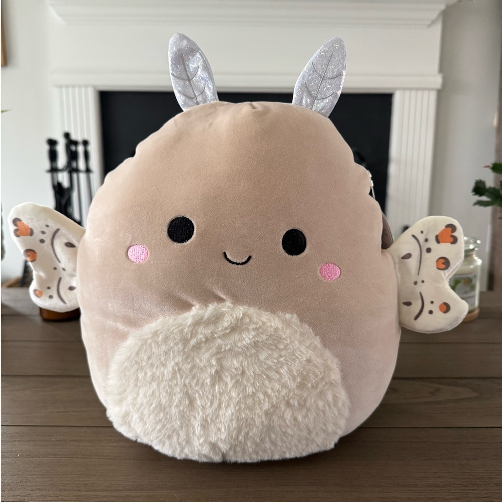 ☄️Flash Sale☄️ Squishmallow 12 inch Berit Cream Moth w/ Paisley Wings